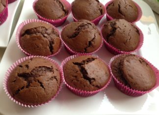 Schnelle Schokomuffins