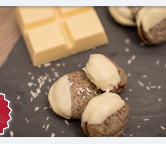 Gefüllte Mohnplätzchen