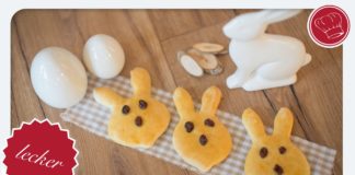 Osterhasen aus Hefe-Teig – tolles Ostergeschenk