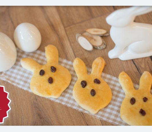 Osterhasen aus Hefe-Teig – tolles Ostergeschenk