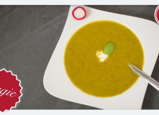 Radieschensuppe in grün