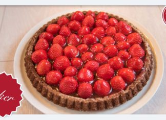 Schoko-Erdbeerkuchen