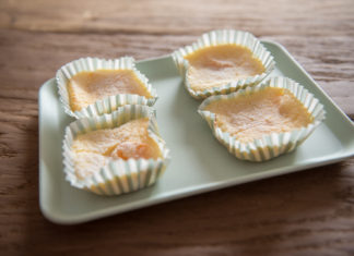 Käsekuchenmuffins mit Mandarinen