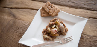 Weihnachtliche Spekulatiustarte