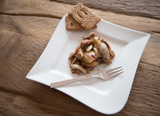 Weihnachtliche Spekulatiustarte