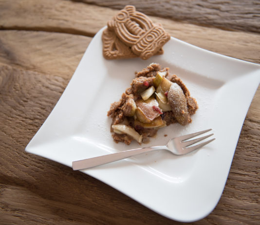 Weihnachtliche Spekulatiustarte