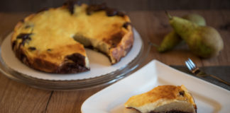 Schokokuchen mit Birnen-Schmand Füllung