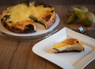 Schokokuchen mit Birnen-Schmand Füllung