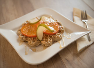 Gesunde Dinkelwaffeln ohne Zucker