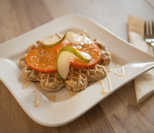 Gesunde Dinkelwaffeln ohne Zucker