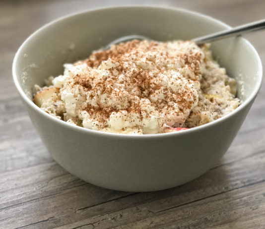 5-Minuten-Porridge mit Apfel