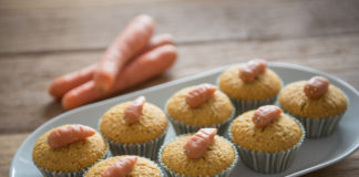 Rüblimuffins mit selbstgemachten Marzipanmöhren – perfekt zu Ostern