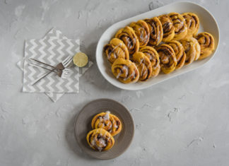 Kürbis-Zimtschnecken – leckerer Hefeteig