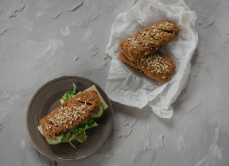 Müslibrötchen mit Dinkel-Vollkornmehl, super lecker