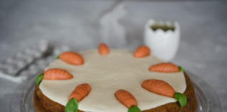 Rüblitorte mit Frischkäsefrosting – leckere Ostertorte