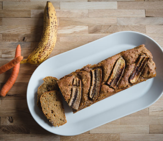Bananen-Möhren-Brot I schnell, gesund, vegan, ohne Zucker
