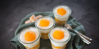 Oster-Spiegeleidessert/schnell und einfach