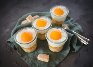 Oster-Spiegeleidessert/schnell und einfach