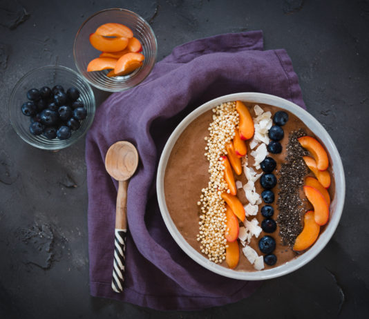 Schoko-Smoothiebowl, schnell und einfach im Thermomix