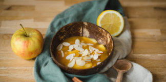 Apfel-Zimt-Pudding, schnelles Dessert in 10 Minuten