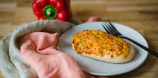 Gemüseschiffchen mit Hefeteig, ohne Gehzeit