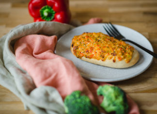 Gemüseschiffchen mit Hefeteig, ohne Gehzeit