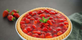 Erdbeerkuchen, perfekten Obstboden selber backen