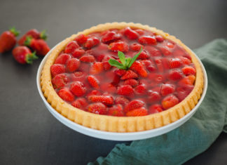 Erdbeerkuchen, perfekten Obstboden selber backen