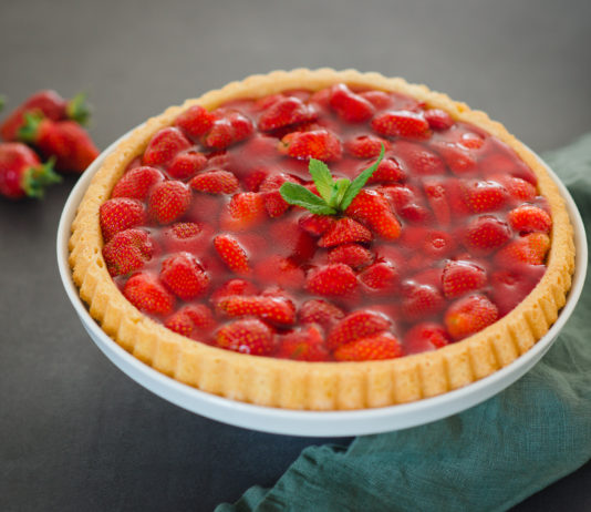 Erdbeerkuchen, perfekten Obstboden selber backen