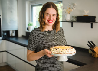 Eierlikörtorte mit Kirschen, perfekte Ostertorte