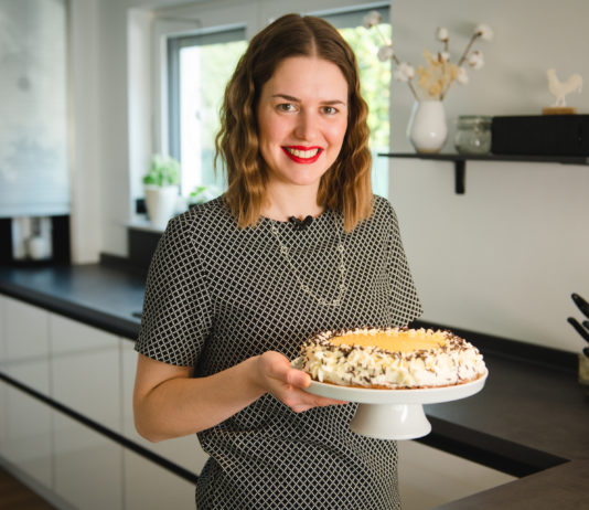 Eierlikörtorte mit Kirschen, perfekte Ostertorte