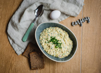 Eiersalat/Eierbrotaufstrich, perfekt für Osterbrunch